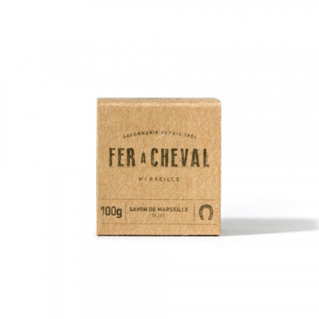 SAVON DE  MARSEILLE HUILE D'OLIVE 100 G Fer a Cheval