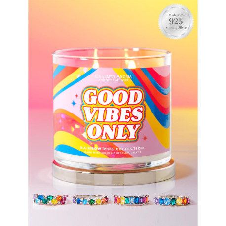 Bougie parfumée GOOD VIBES ONLY-Charmed Aroma
