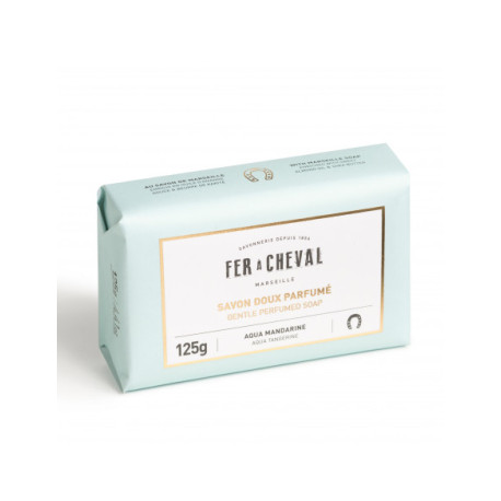 SAV ON DE MARSEILLE PARFUMÉ AQUA MANDARINE 125Gr Fer a Cheval