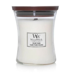 Bougie parfumée moyenne jarre Woodwick SOLAR YLANG
