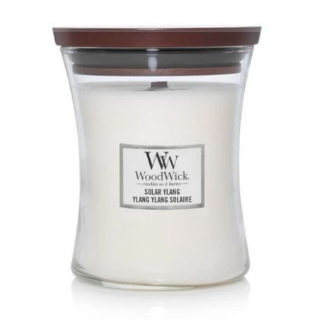 Bougie parfumée moyenne jarre Woodwick SOLAR YLANG