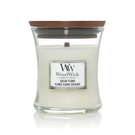 Bougie parfumée petite jarre Woodwick SOLAR YLANG