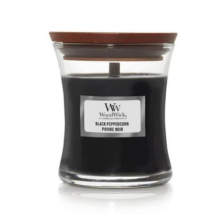 Bougie parfumée petite jarre Woodwick PEPPERCORN