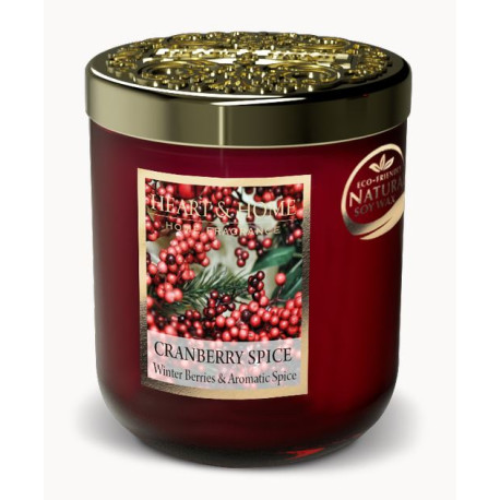 Bougie parfumée ÉPICES & CRANBERRY-Heart and Home