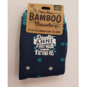 Chaussettes personnalisées ANNE- Fibre de bambou