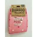 Chaussettes personnalisées ESTELLE- Fibre de bambou
