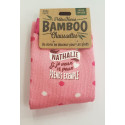 Chaussettes personnalisées NATHALIE- Fibre de bambou
