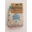 Chaussettes personnalisées PATRICIA- Fibre de bambou