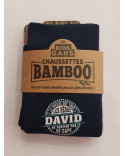 Chaussettes personnalisées DAVID - Fibre de bambou