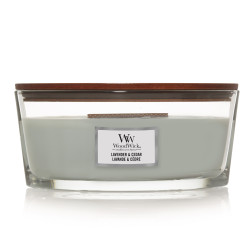  Bougie parfumée Ellipse Woodwick LAVANDE ET CEDRE