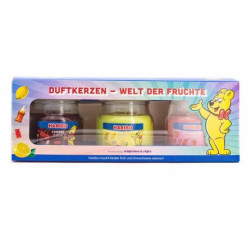 SET de 3 BOUGIES parfumées-Haribo