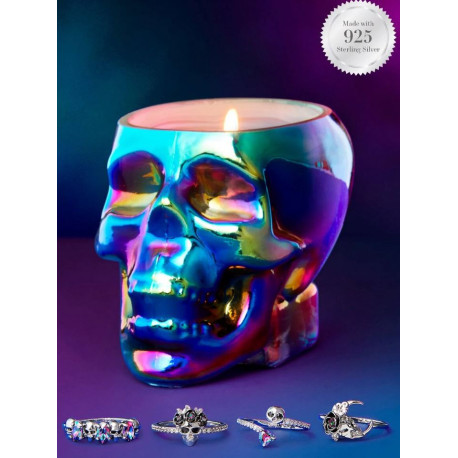 Bougie parfumée BERRY SKULL-Charmed Aroma
