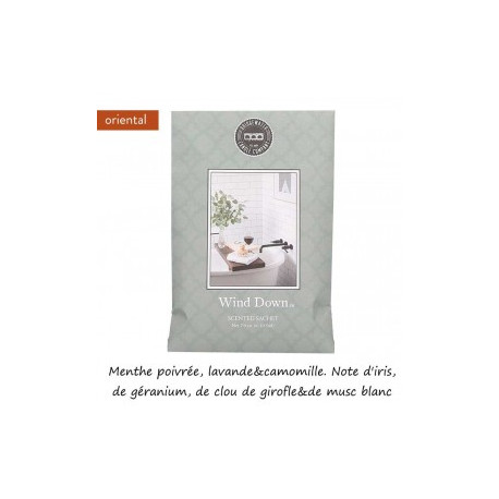 Sachet parfumé  WIND DOWN Bridgewater