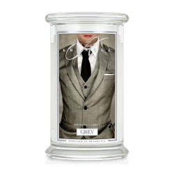 GREY Grande jarre Kringle Candle