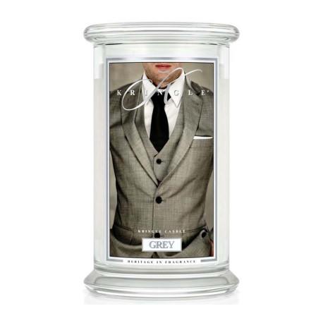 GREY Grande jarre Kringle Candle