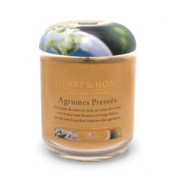 Bougie parfumée AGRUMES PRESSÉS Heart and Home