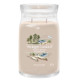 Bougie parfumée grande jarre Signature Yankee Candle BOIS EN BORD DE MER
