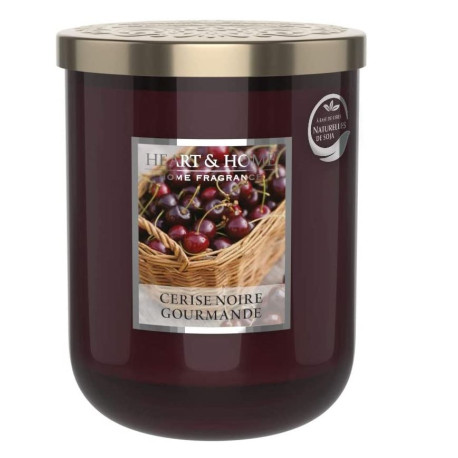 Bougie parfumée CERISE NOIRE GOURMANDE Heart and Home