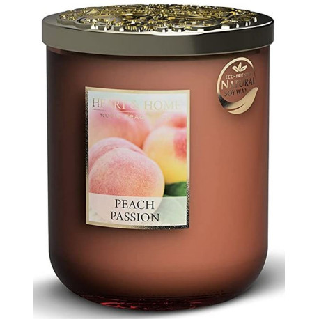 Bougie parfumée PECHE PASSION Heart and Home