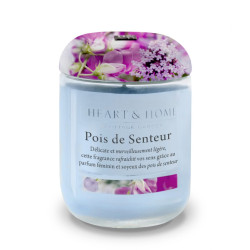 Bougie parfumée POIS DE SENTEUR Heart and Home