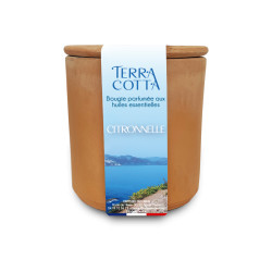 Bougie parfumée TERRACOTTA CITRONELLE Odyssée des Sens