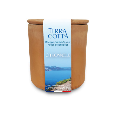 Bougie parfumée TERRACOTTA CITRONELLE Odyssée des Sens
