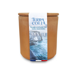 Bougie parfumée TERRACOTTA MENTHE Odyssée des Sens