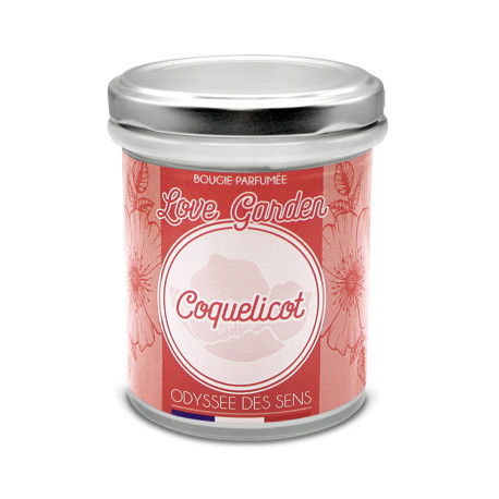 Bougie parfumée LOVEGARDEN COQUELICOT Odyssée des Sens