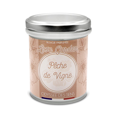 Bougie parfumée LOVEGARDEN PECHE DE VIGNE Odyssée des Sens