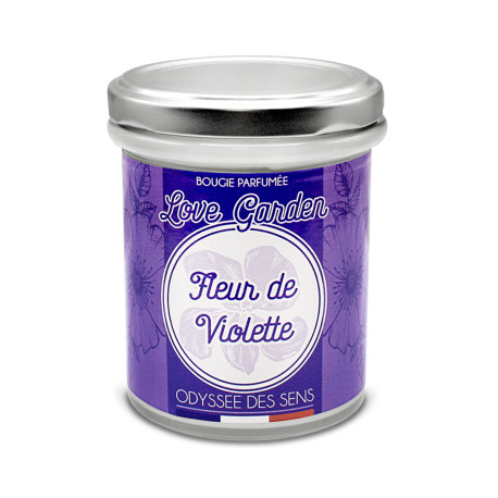 Bougie parfumée LOVEGARDEN FLEUR DE VIOLETTE Odyssée des Sens