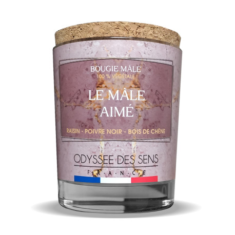 Bougie parfumée LE MALE AIME Odyssée des Sens