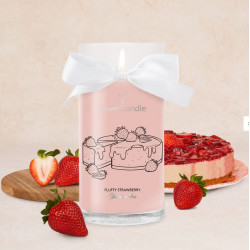 Bougie parfumée FLUFFY STRAWBERRY & CHEESECAKE-Jewel Candle