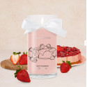 Bougie parfumée FLUFFY STRAWBERRY & CHEESECAKE-Jewel Candle