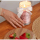 FLUFFY STRAWBERRY & CHEESECAKE-Jewel Candle