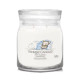 Bougie parfumée moyenne jarre Signature Yankee Candle COUVERTURE DOUCE