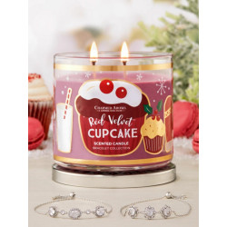 Bougie parfumée RED VELVET CUPCAKE - Charmed Aroma