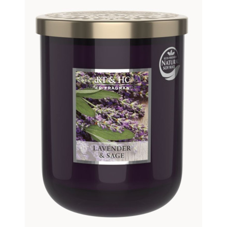 Bougie parfumée LAVANDE ET SAUGE  Heart and Home