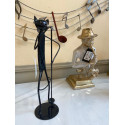 STATUETTE CHAT CHANTEUR