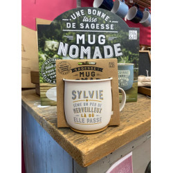 MUG NOMADE personnalisé prénom SYLVIE