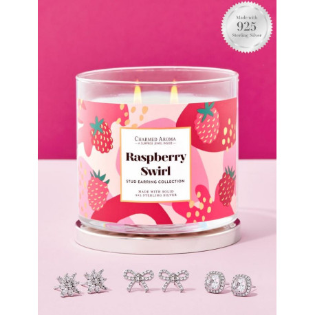 Bougie parfumée RASPBERRY SWIRL-Charmed Aroma