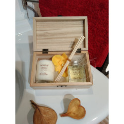 COFFRET BOUGIE+DIFFUSEUR NOUGAT GRILLÉ