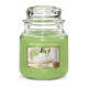 Bougie parfumée moyenne jarre Yankee Candle VANILLE CITRON VERT
