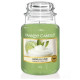 Bougie parfumée grande jarre Yankee Candle VANILLE CITRON VERT