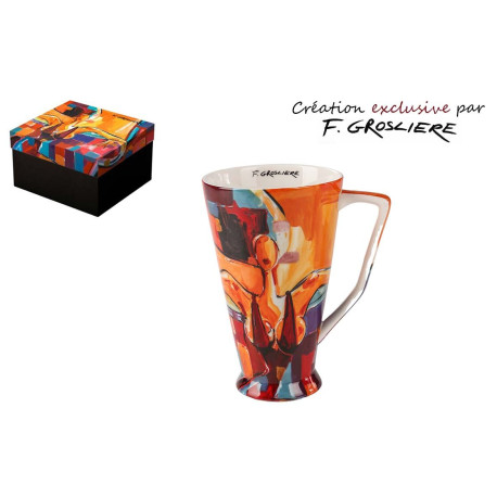 TASSE 500ML LA FEMME ARTY PAR F. GROSLIERE