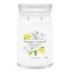 Bougie parfumée grande jerra Signature Yankee Candle JASMIN DE MINUIT