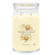 Bougie parfumée grande jarre Signature Yankee Candle GAUFRE BANANE ET CARAMEL