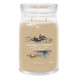 Bougie parfumée grande jarre Signature Yankee Candle AMBRE ET BOIS DE SANTAL