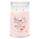 Bougie parfumée grande jarre Signature Yankee Candle SABLES ROSES