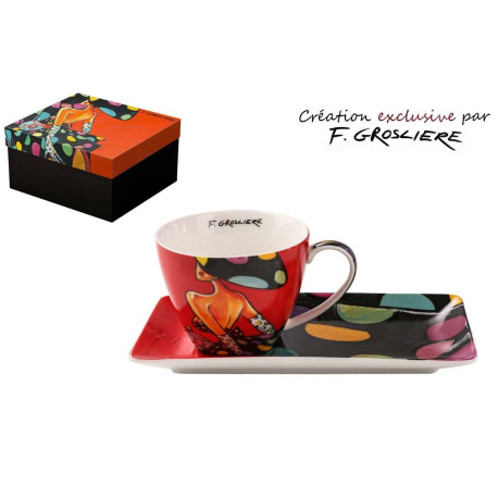 CAFE GOURMAND 250ML LA FEMME A POIS F. ,GROSLIERE