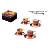 COFFRET 4 TASSES + SOUS TASSES LA FEMME ARTY F. GROSLIERE